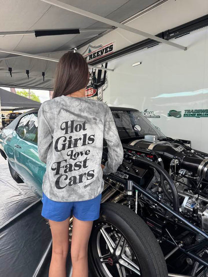HOT GIRL 'SMOKY BURNOUT' PULLOVER (UNISEX)